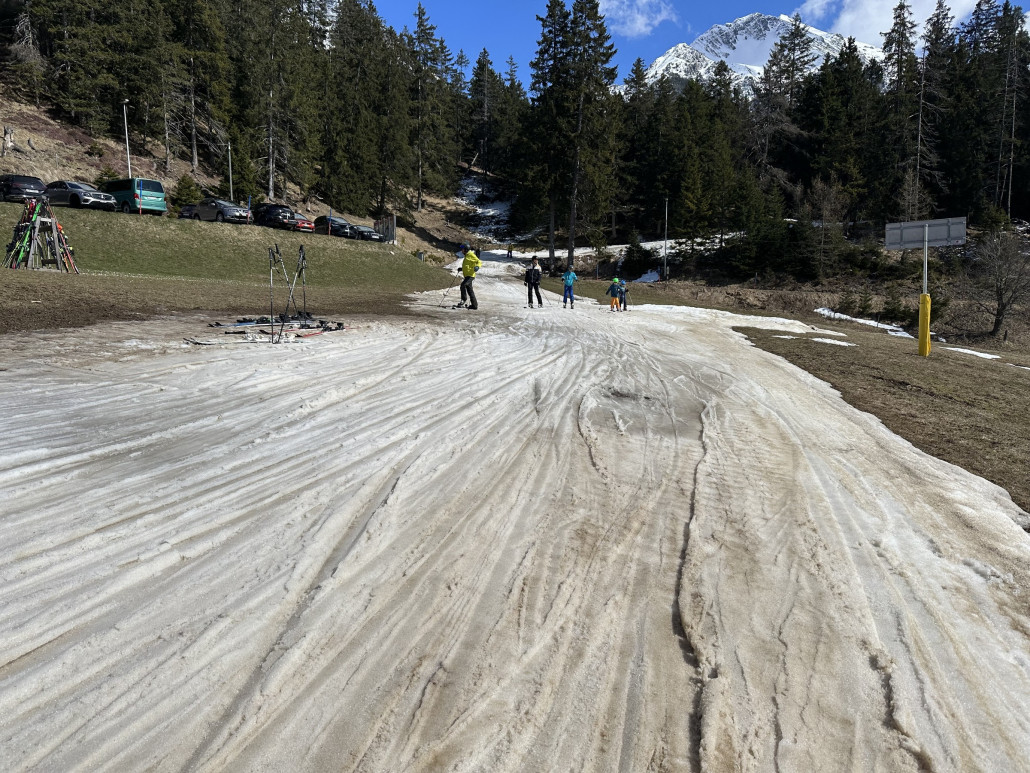 Hier wirds langsam knapp