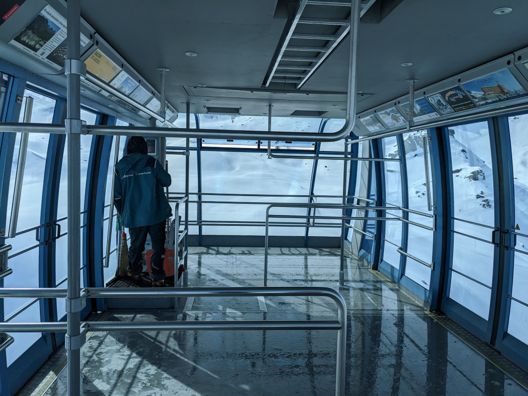 Urdenbahn Privatfahrt zurück nach Arosa