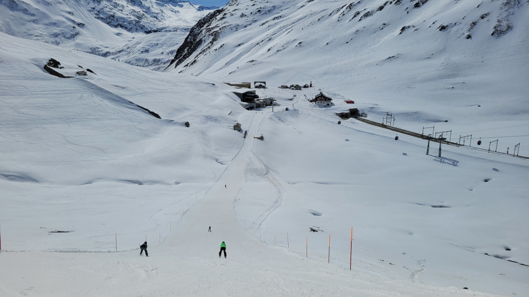 Zieleinlauf zum Oberalp