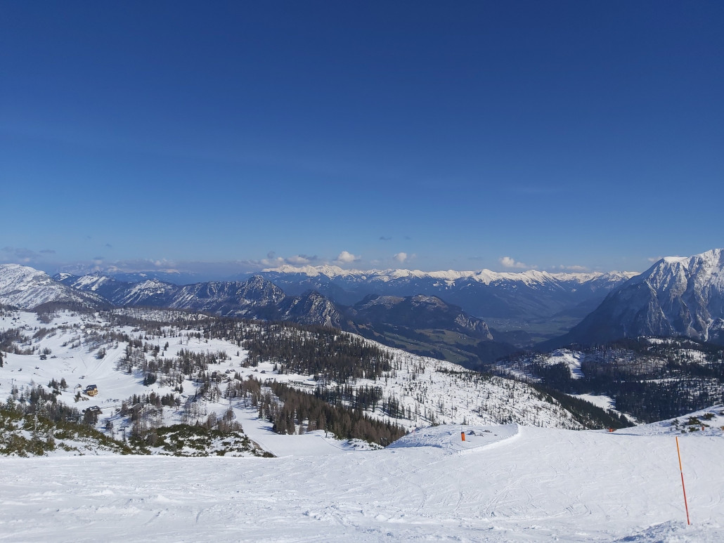 Auf der letzten Abfahrt.