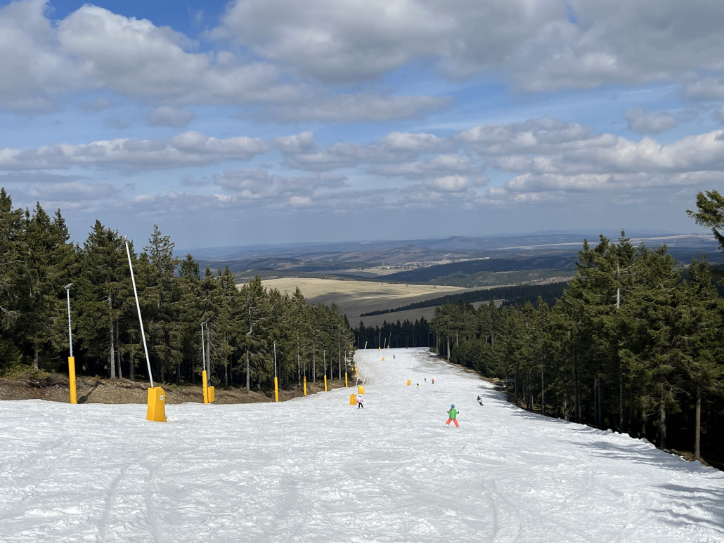 Auch auf der Damska wurde es dann später glasig (Aufnahme von 15Uhr)