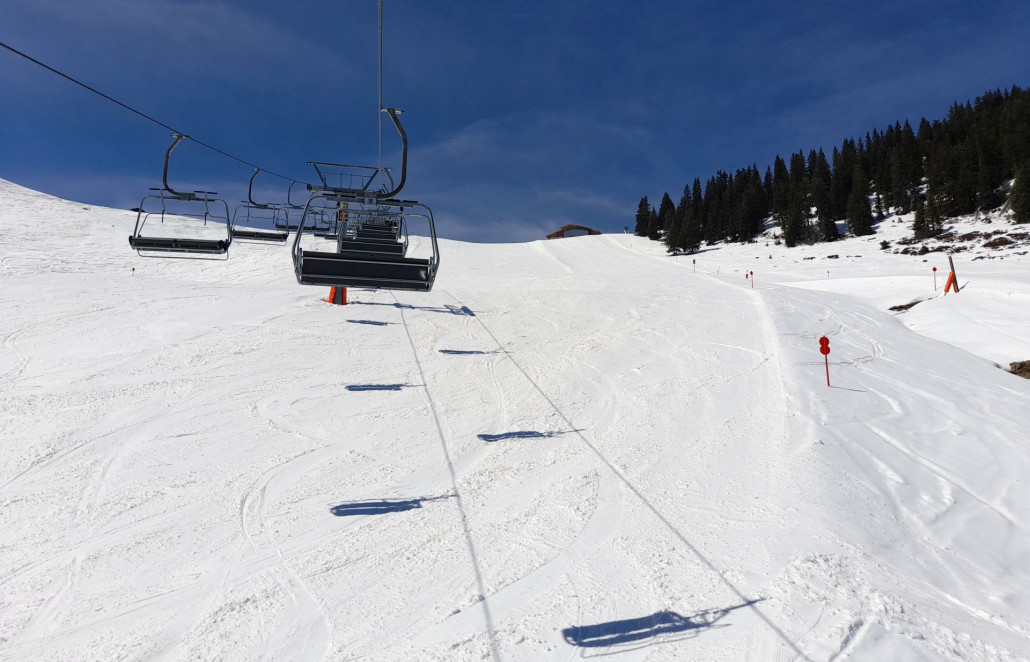 Talkaser: traumhafter Firn