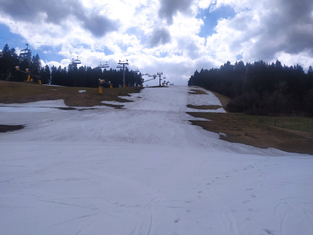 Rechte Piste (unpräpariert)