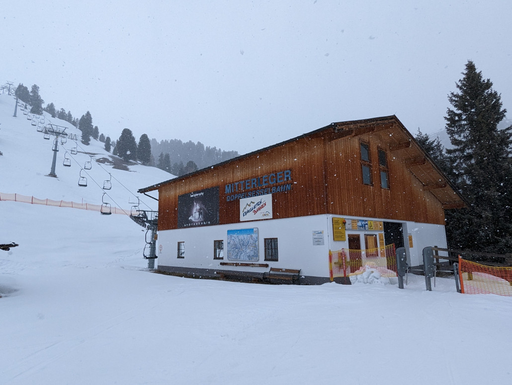 Neben diversen Gondelbahnen in Königsleiten ging sich auch noch eine Fahrt am Mitterleger aus. Wie sich im Nachhinein herausgestellt hat, die erste und letzte Fahrt dort für mich.