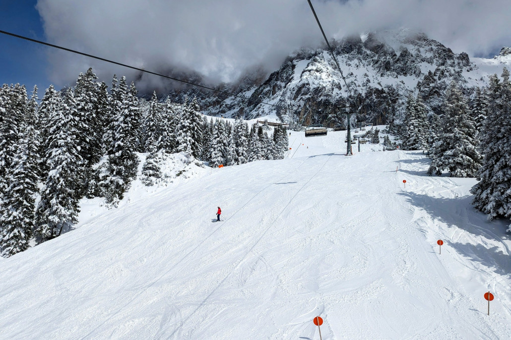 Rote Piste 9 am Issentalkopf.