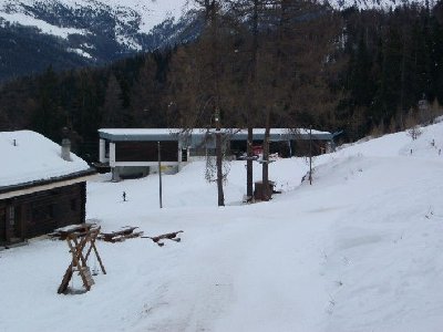 Seitenansicht der Mittelstation.