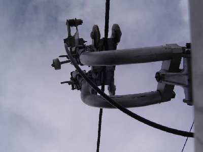 Detaillierte Klemmen-Aufnahme.