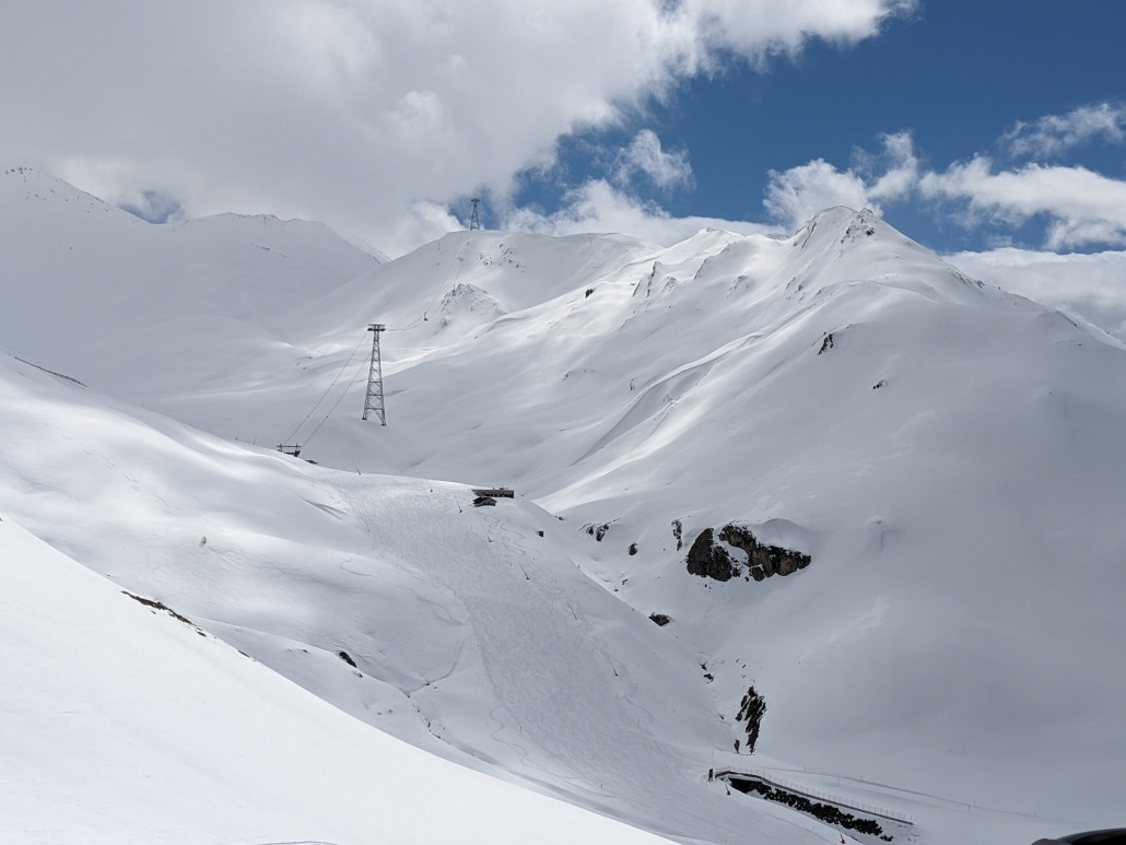 Piz Val Gronda. Nur als Route offen