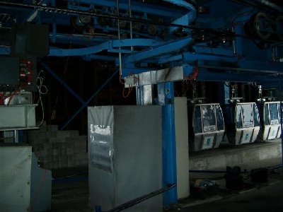 In der Mittelstation wird garagiert.