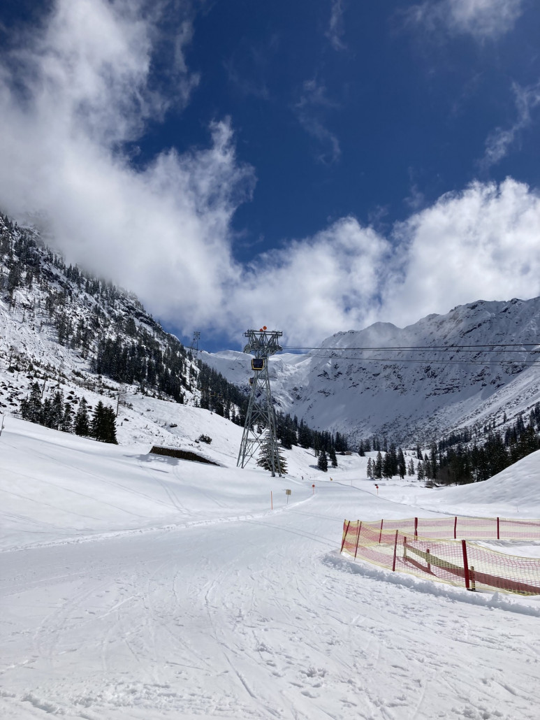 Tiefster Winter - selbst an der Seealpe auf knapp 1300 Metern