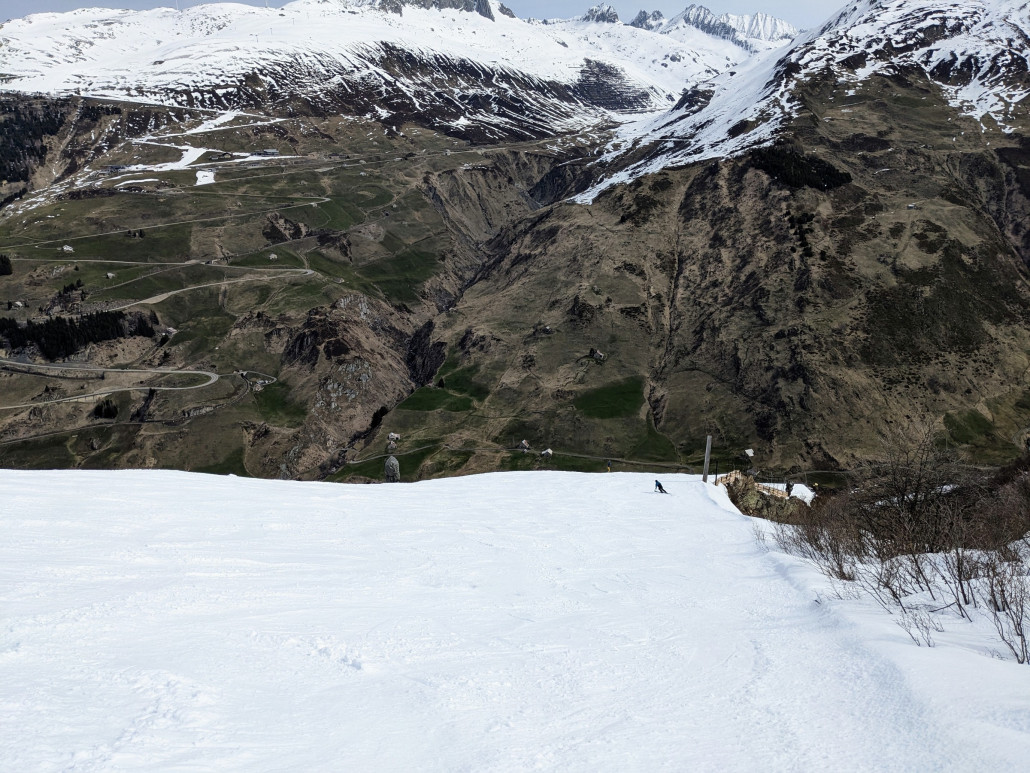 Talabfahrt: grossartig im Schuss und extrem breit