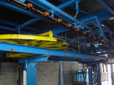 Technik in der Bergstation.