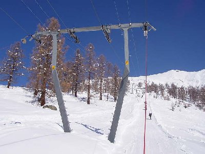 Unten sind beide Stützen zusammen gebaut