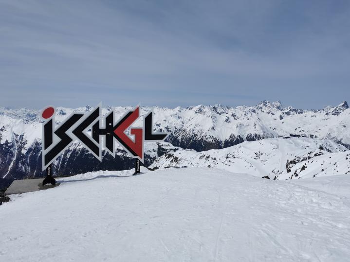 Standard Foto, das jeder Ischgl Urlauber macht?