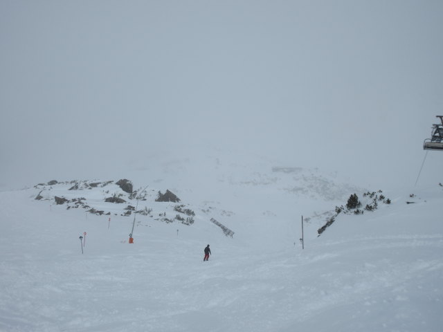 Ballunabfahrt, am rechten Bildrand der 6-CLD-B Ballunspitz