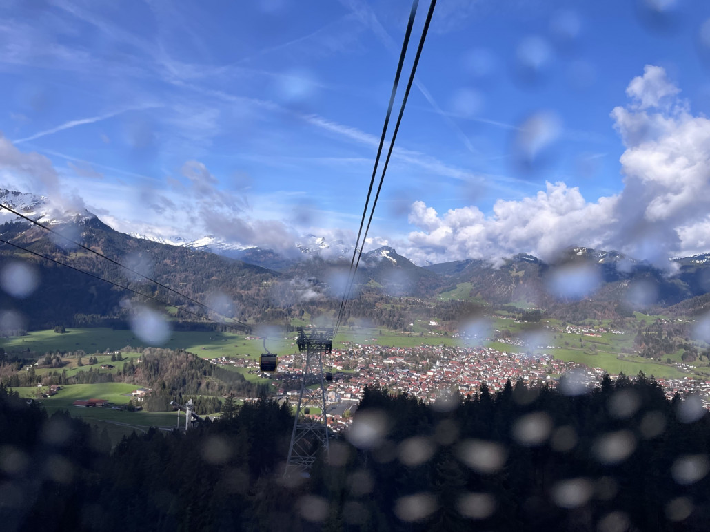 Blick nach Oberstdorf