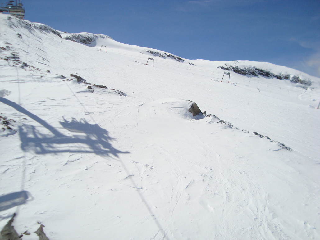 Piste Kaserer I  Lift nicht in Betrieb