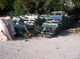 ...in der anderen Ecke lagern die Reste einer alten Sesselbahn