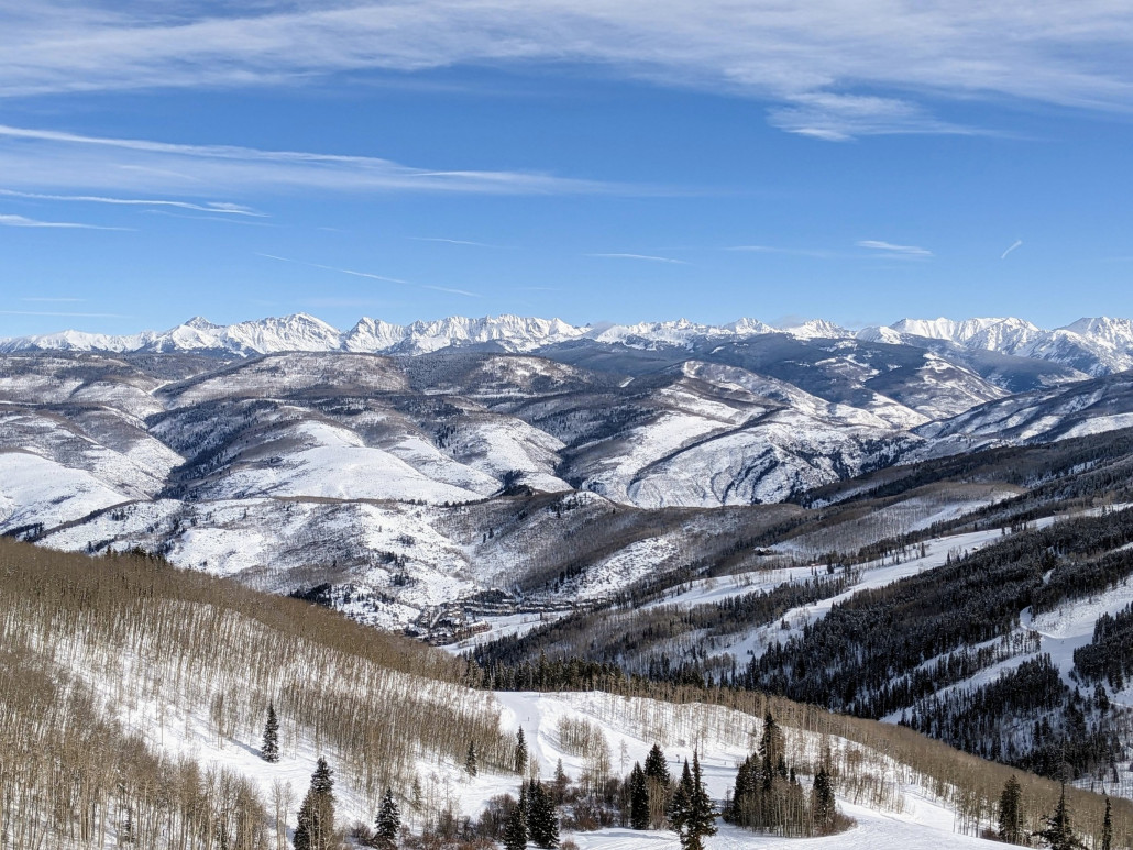 Blick zum Continental Divide, der grossen Wasserscheide zwischen Pazifik und Atlantik
