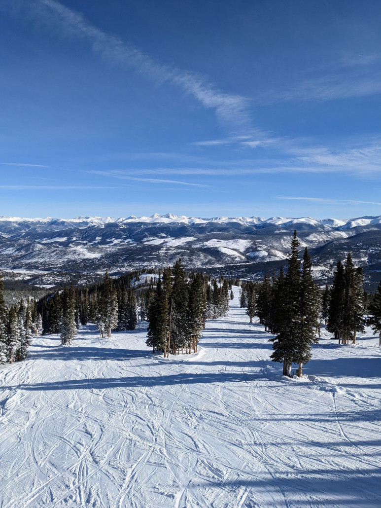 Schneisen unterhalb Peak 9