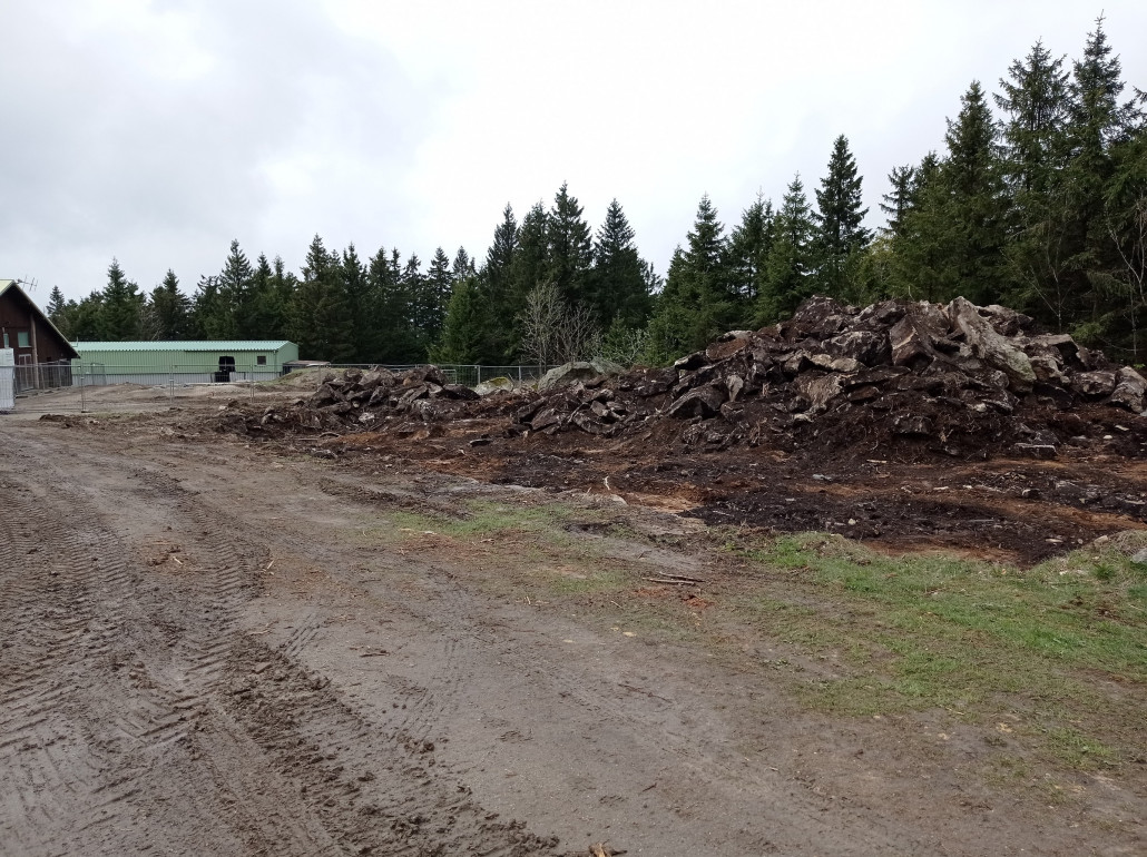 Von der Bergstation ist nix mehr zu sehen...