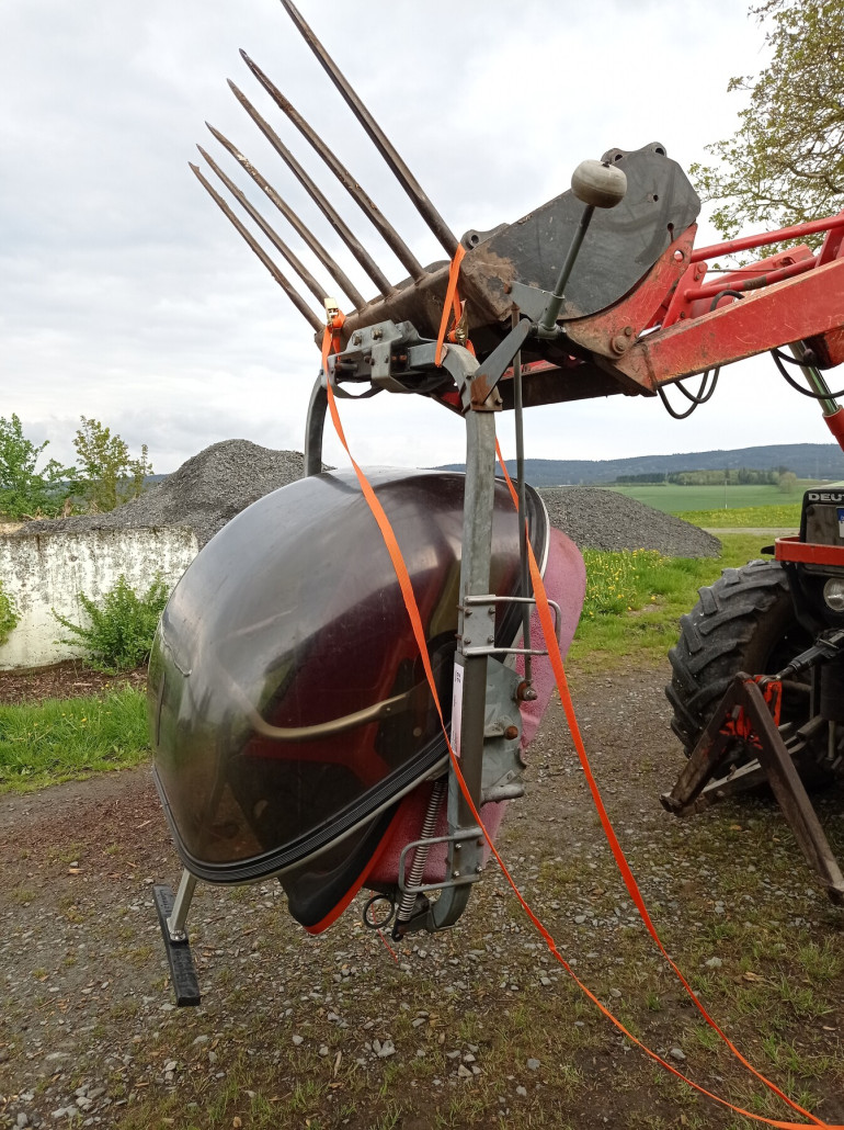 Wenn alles klappt dann bald unterm Balkon