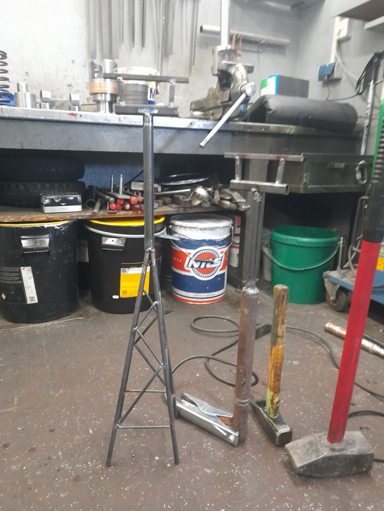 Bau der neuen Stützen 3&amp;4