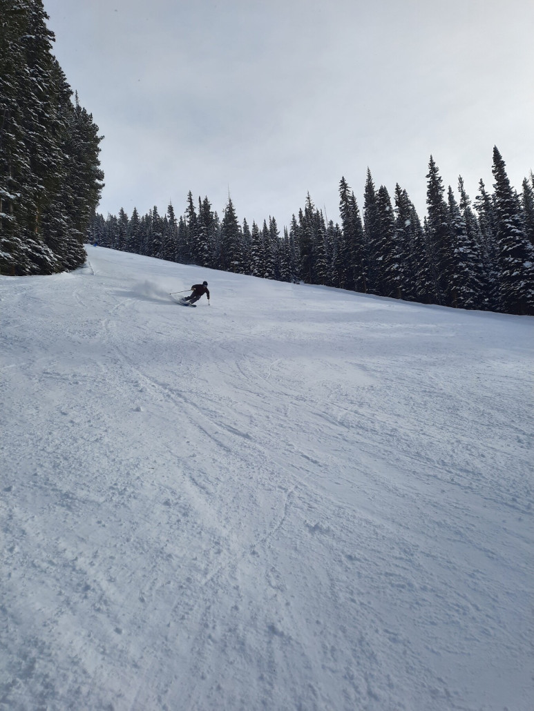 Blue Ox Carvingspass mit den Allmountain Latten