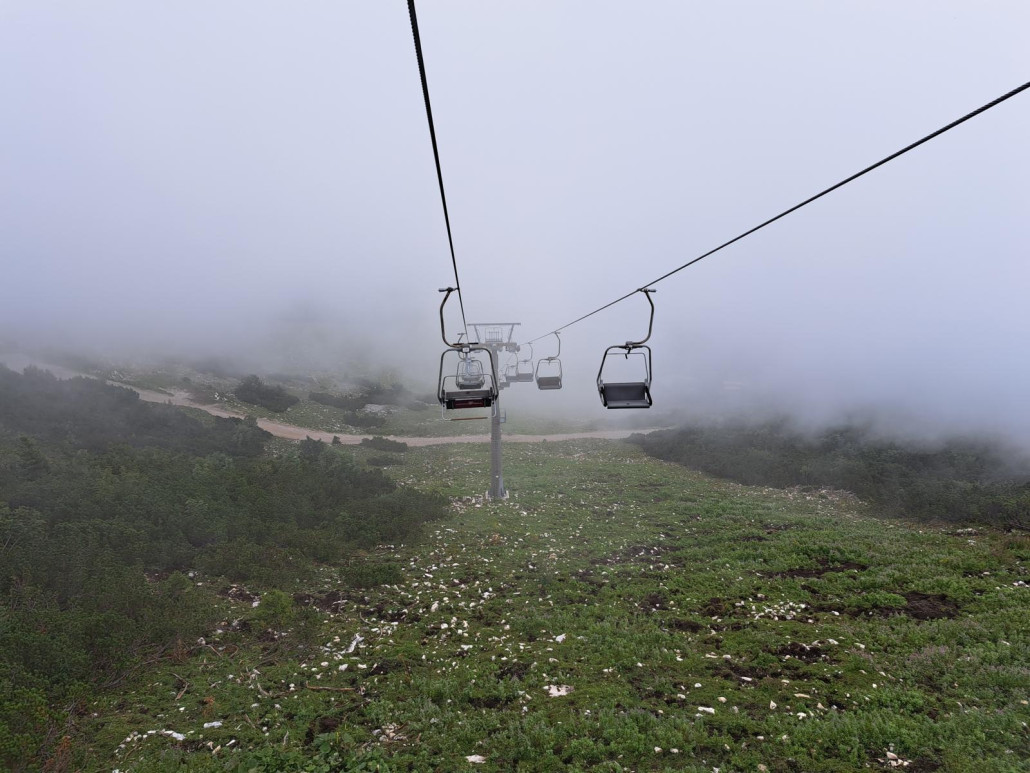 Talfahrt mit der DSB.