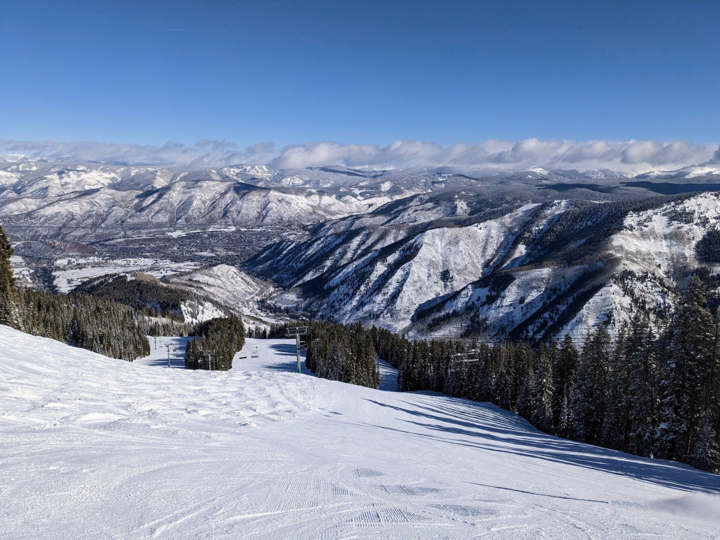 Start auf der Hayden zur Meadows