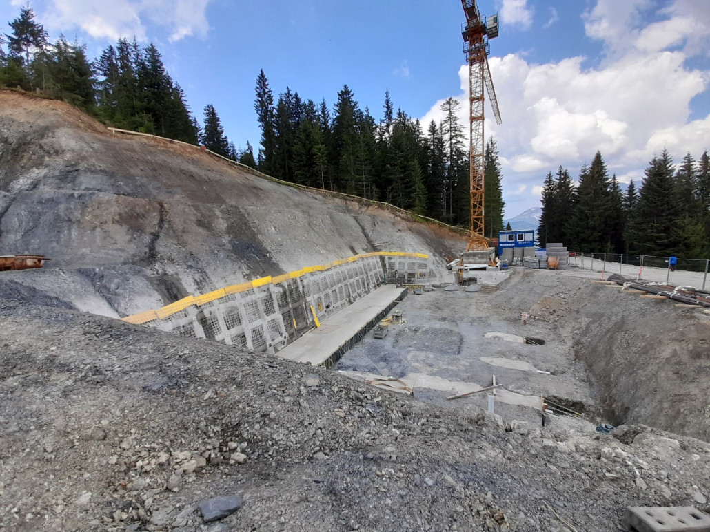 Betonarbeiten für den Technikbereich