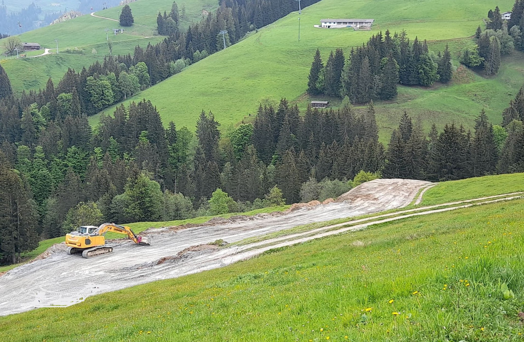 Richtung Kasbichl, von Rinner kommend