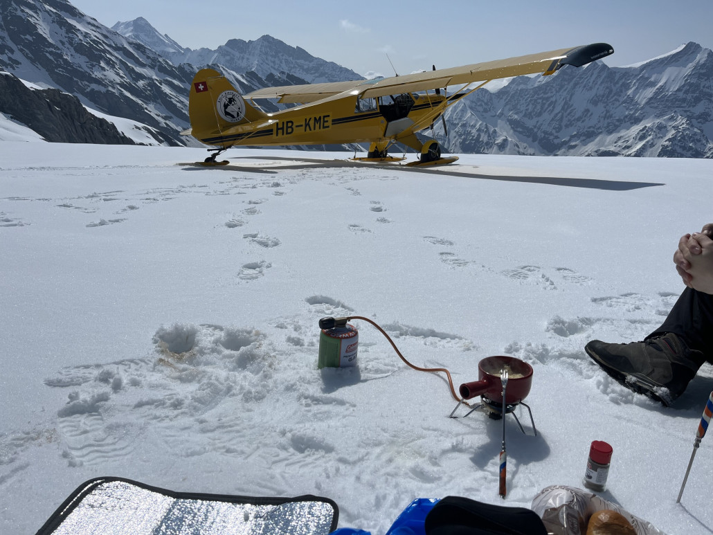 Fondue am selben Ort