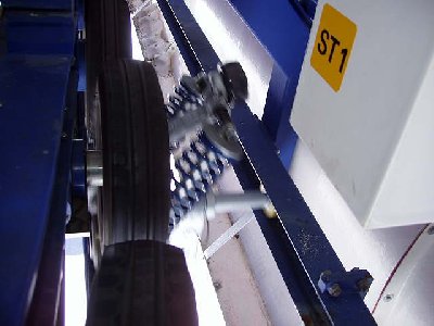 Klemme im Umlauf. Leider unscharf