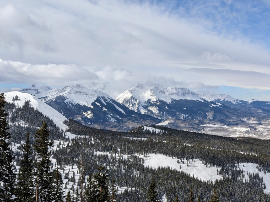 Grossartige Blicke ins Tal…