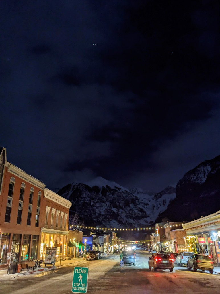 Telluride by night