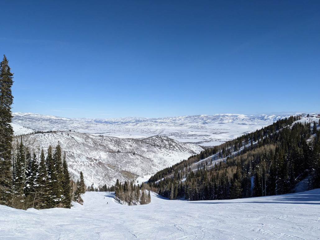 Auf der Piste Echo am Orange Bubble Express