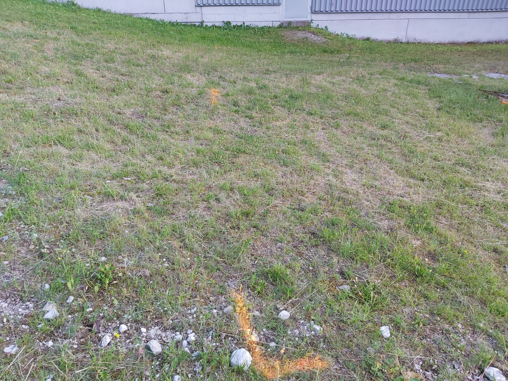 Die Station nach stütze Eins.