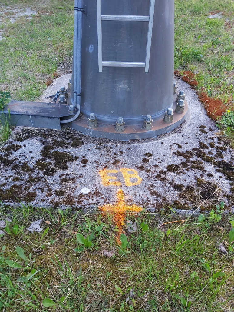 An der jetzigen stütze Eins.