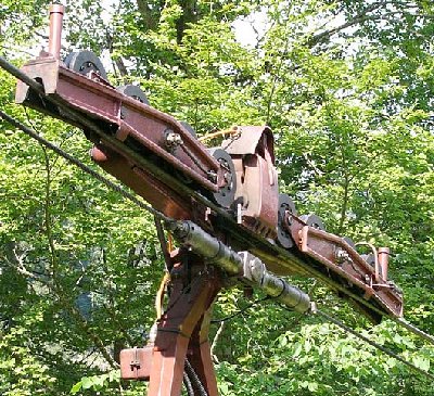 Ebenfalls antik: Laufwerk für automatische Pendelbahn System Peter.