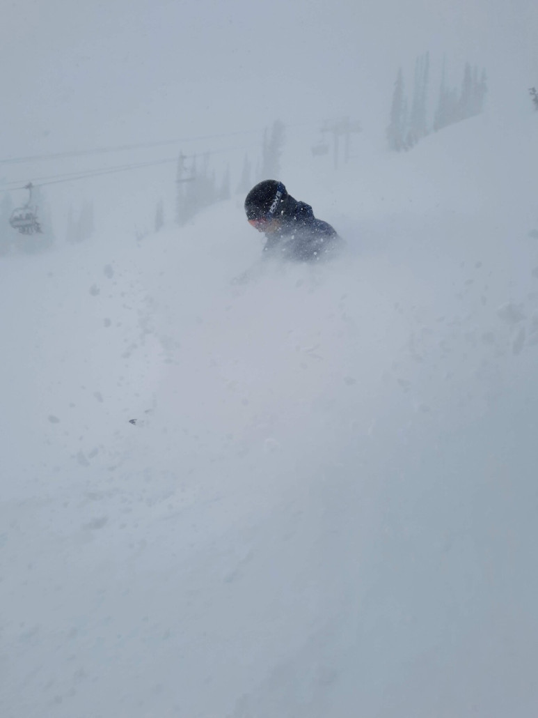 Unglaublich, wie viel Schnee in zwei-drei Stunden gefallen sind