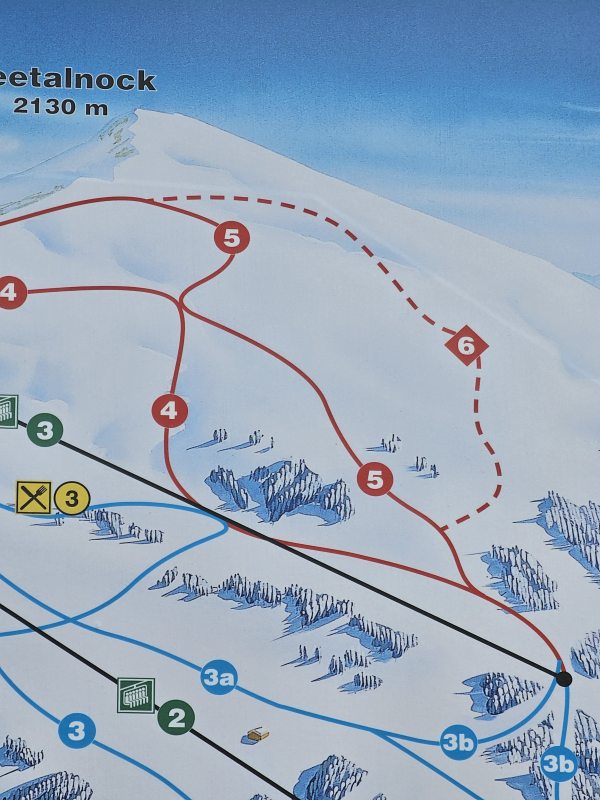 Aus dem Pistenplan ist der Bügelschlepplift bereits seit Längerem verschwunden.
