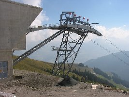 Stütze vor der Station