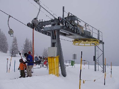 *Grml* Doppelmayr 2MTN Gehänge :-( Paliuslift 550m lang mit 100 Höhenmetern