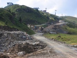 Pistenbau am Pengelstein