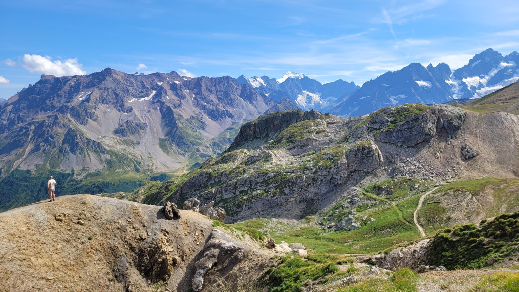 Blick zur Barre des Écrins