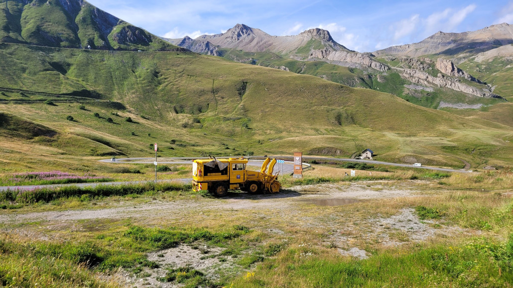 Die Schneefräse hat Sommerpause