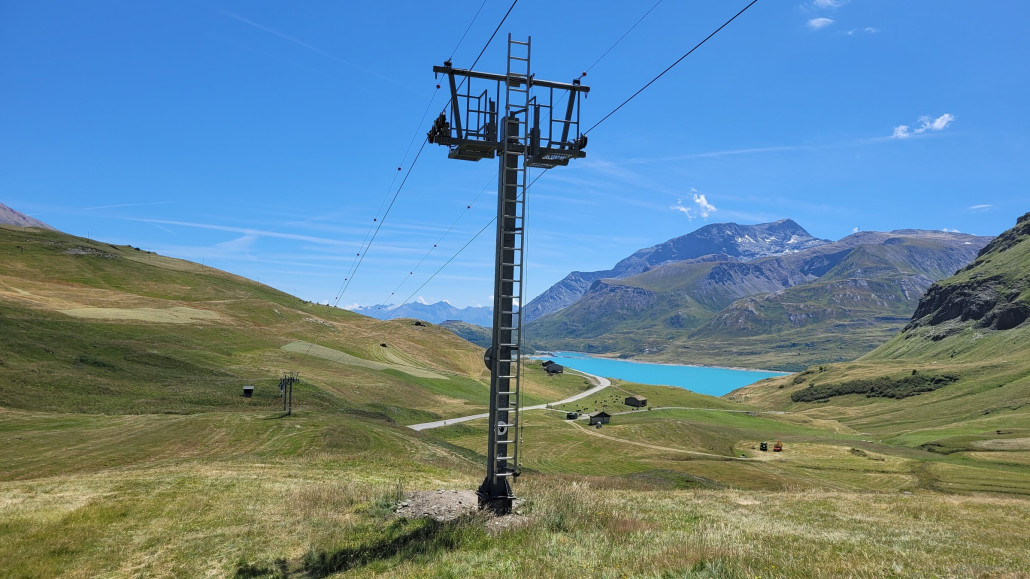 Skilift auf der französischen Seite