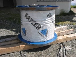 Drahtseil von Fatzer aus Romanshorn, vermutlich für die Rettungsbahn