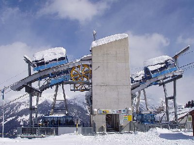 Ein Archidektonisches Meisterwerk. Die Mittelstation Pesciüm.
